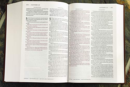 KJV, Amplified, Parallel Bible, Large Print, Hardcover, Red Letter: Two Bible Versions Together for Study and Comparison